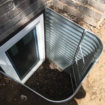 Metal Window Wells for Egress Windows