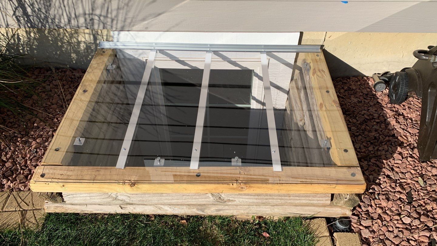 DIY Wooden Window Wells
